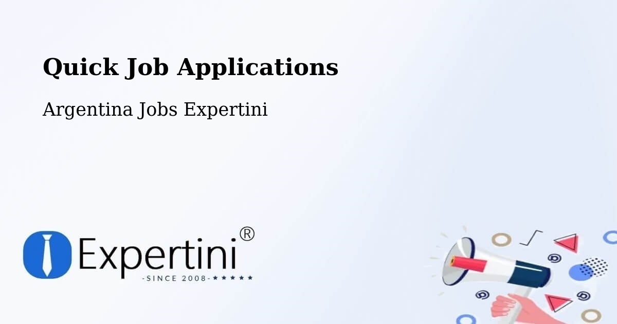 Quick Job Applications - Argentina Jobs Expertini