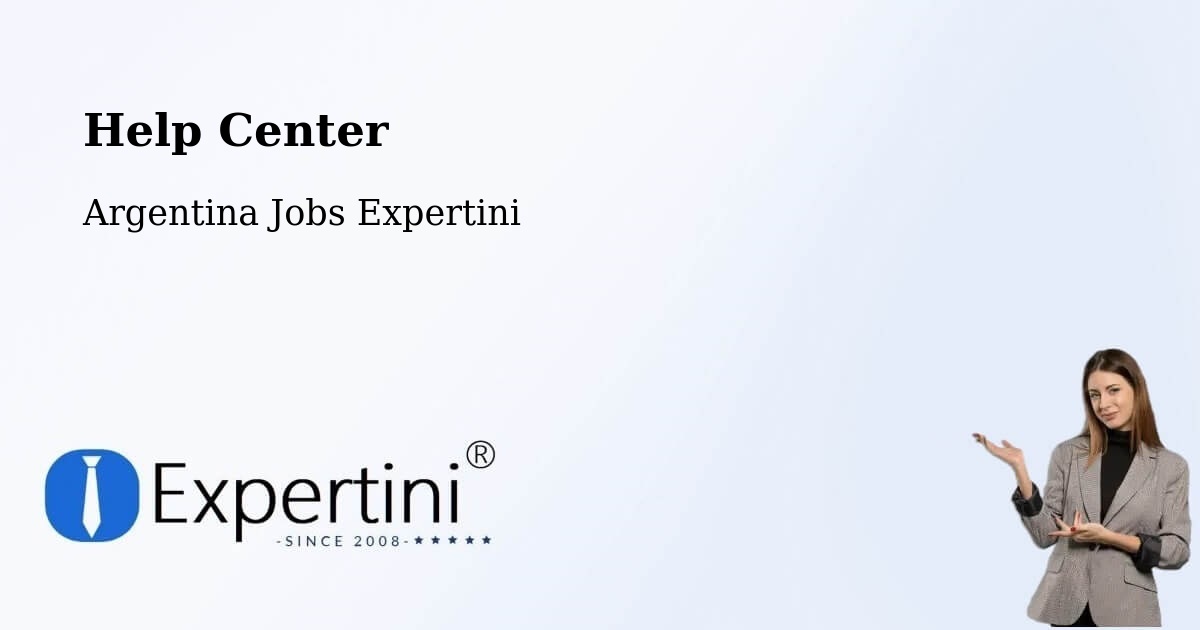 Help Center – Pilar - Argentina Jobs Expertini